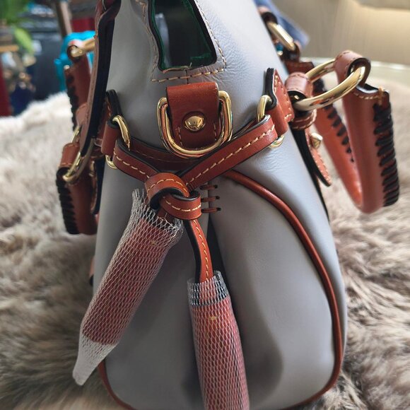 Dooney & Bourke Classic Satchel in Ash Color - Picture 5 of 11